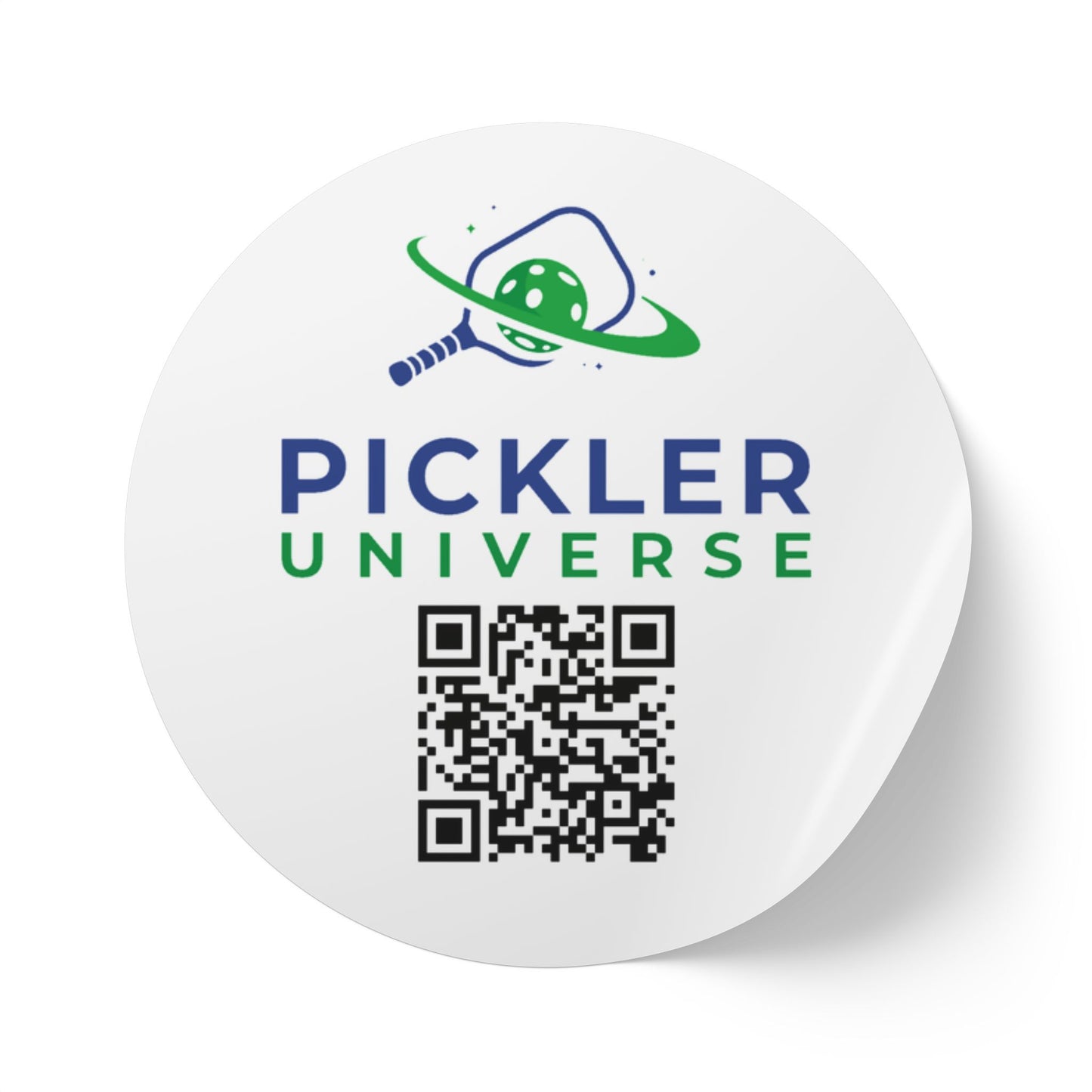 Pickler Universe STICKER ROLL - 2x2 Round + QR Code