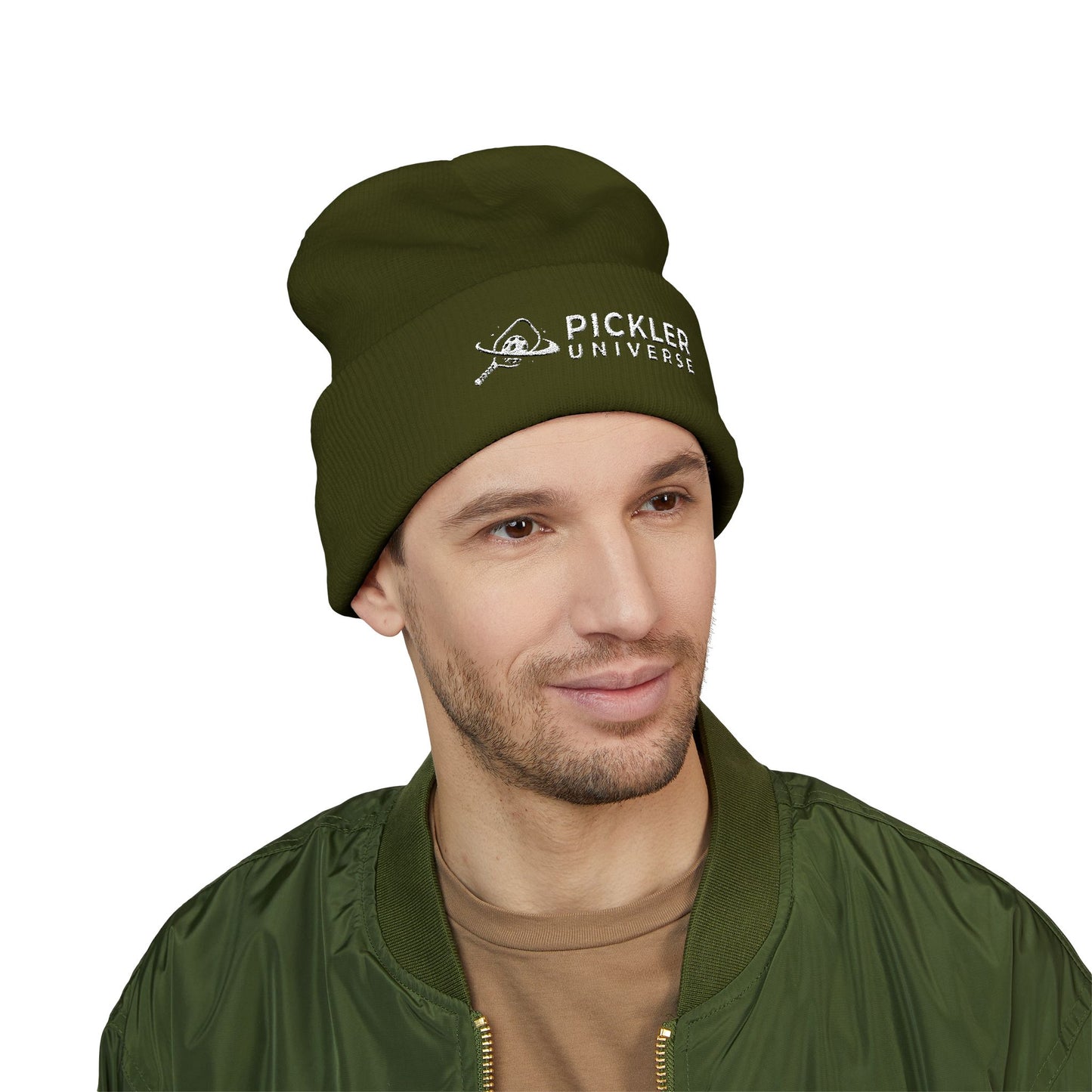 Pickler Universe Embroidered Cuffed Beanie