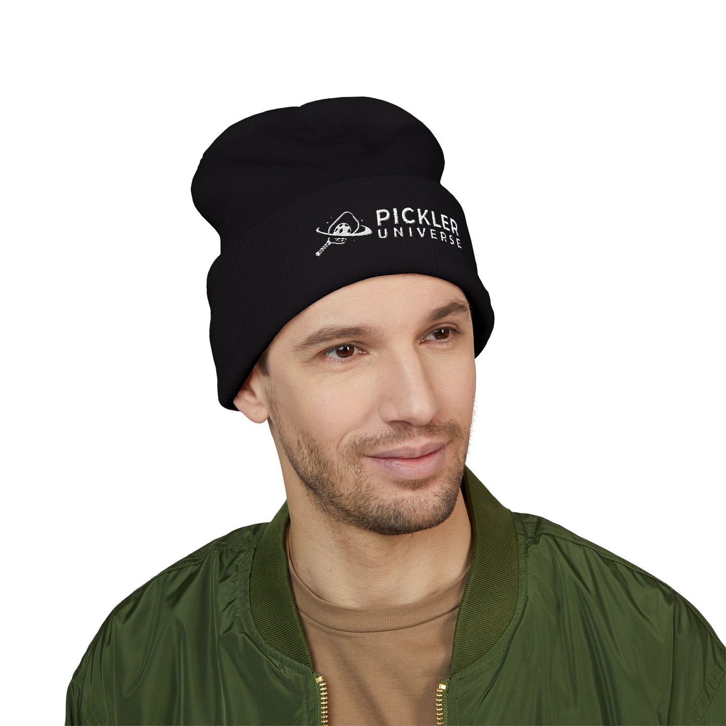 Pickler Universe Embroidered Cuffed Beanie