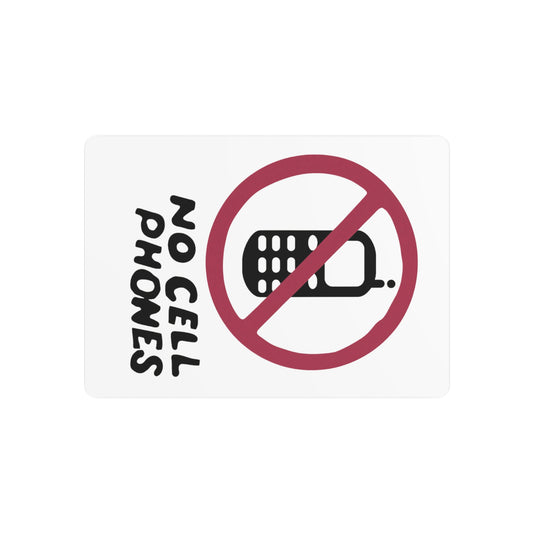 No Cell Phones - GG - Metal Art Sign