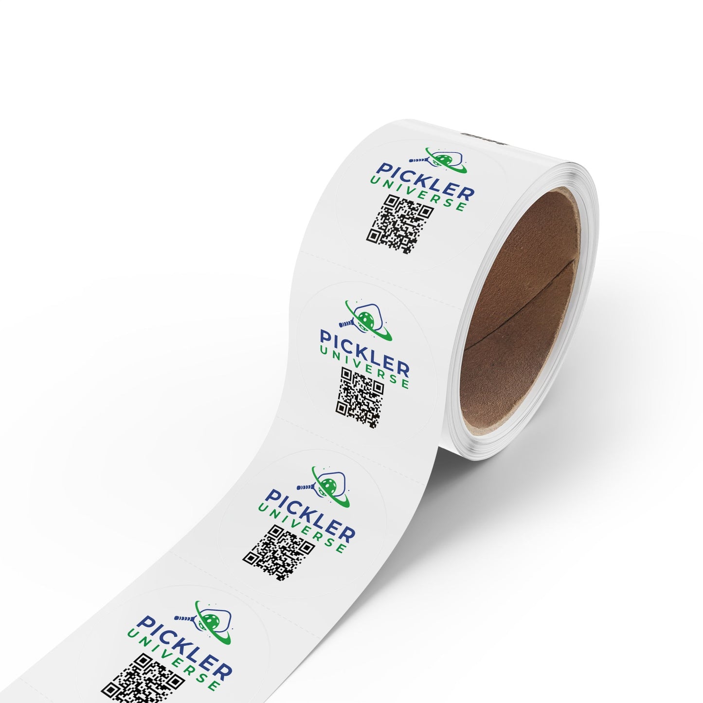 Pickler Universe STICKER ROLL - 2x2 Round + QR Code