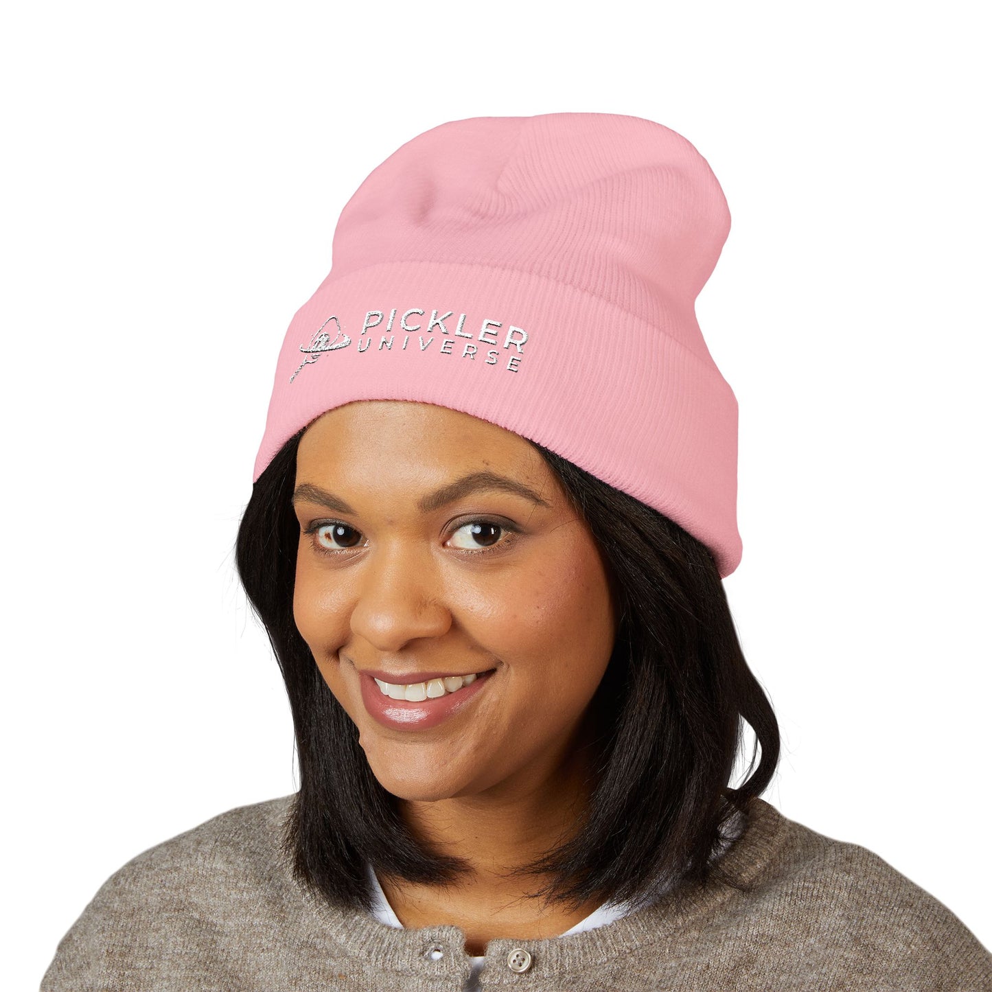 Pickler Universe Embroidered Cuffed Beanie