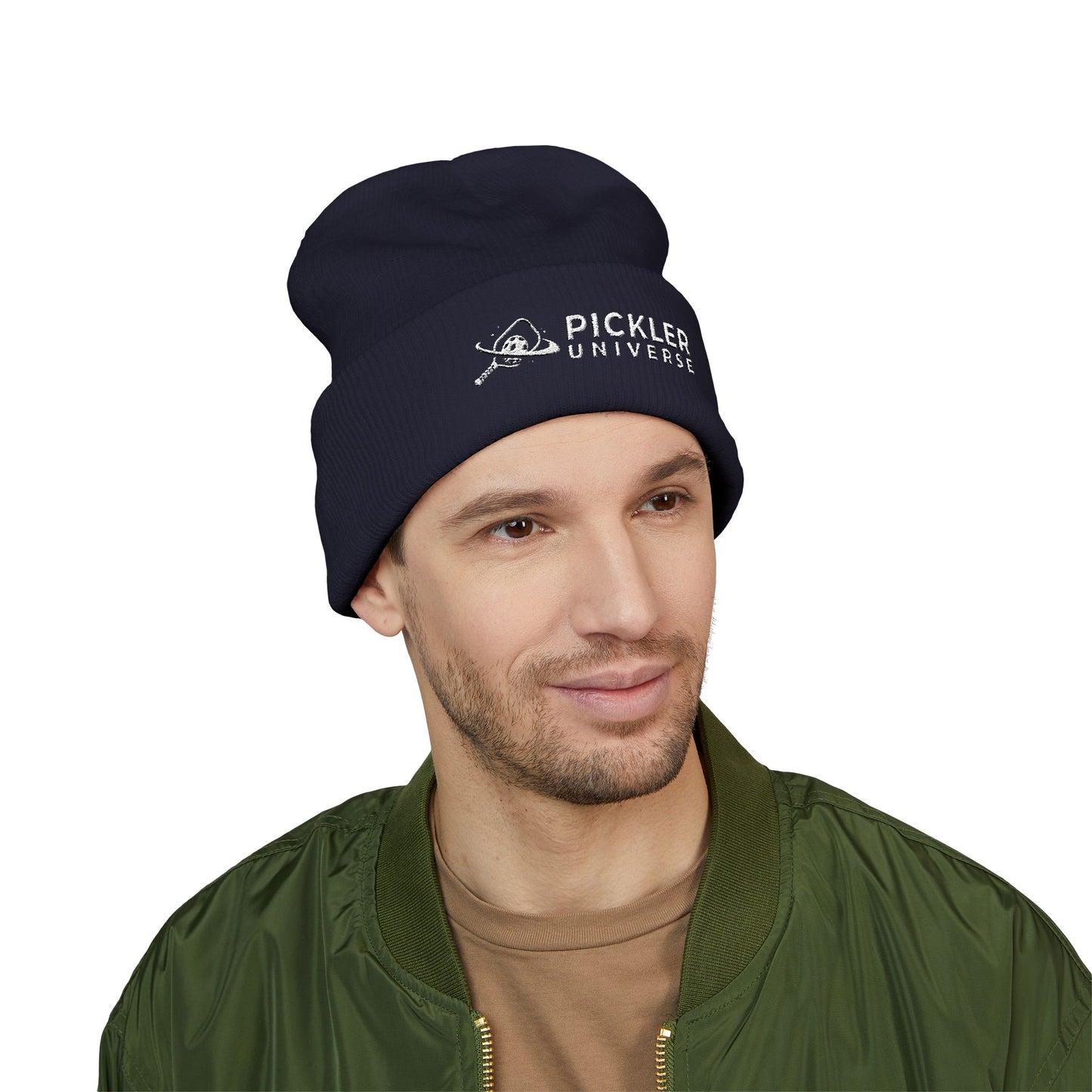 Pickler Universe Embroidered Cuffed Beanie