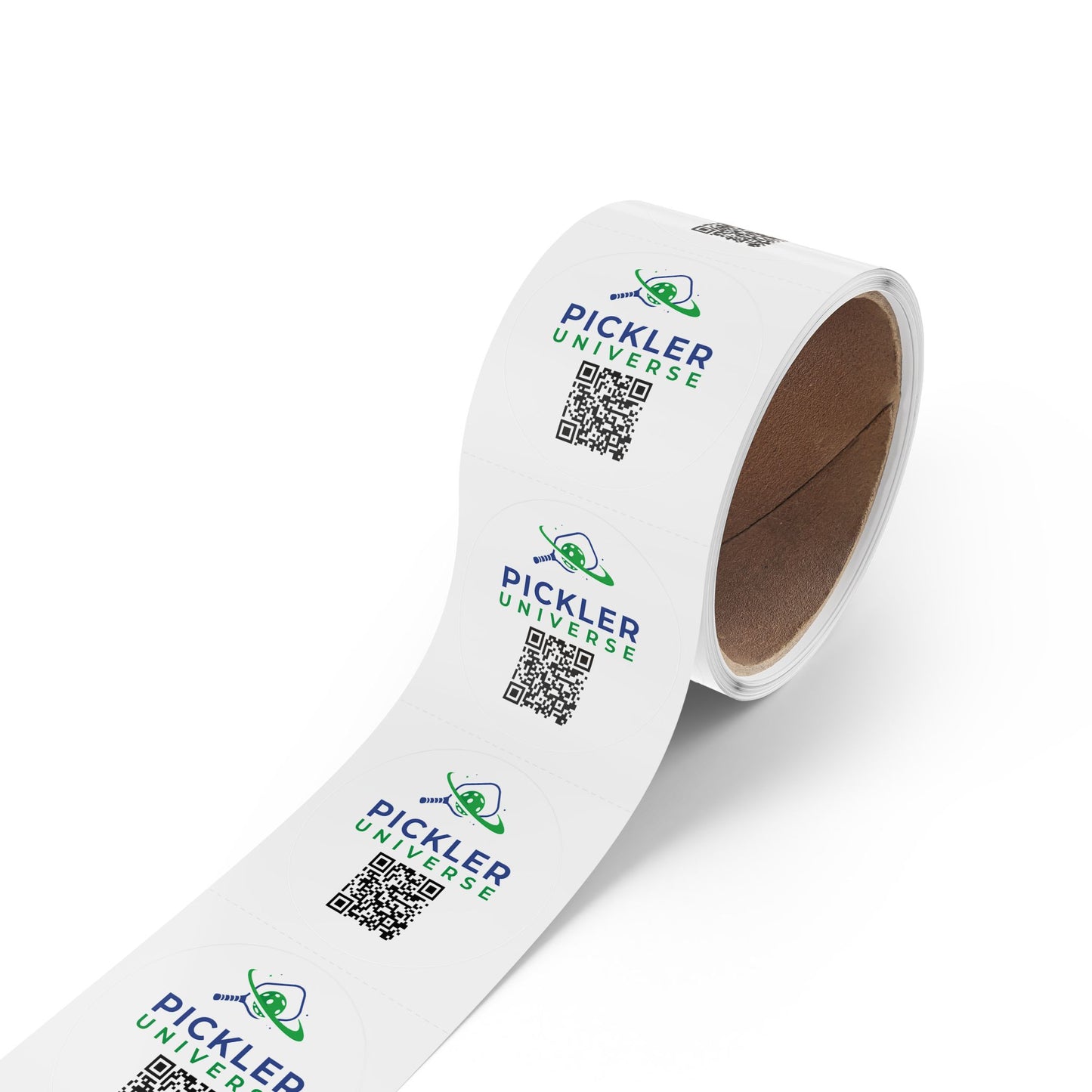 Pickler Universe STICKER ROLL - 2x2 Round + QR Code