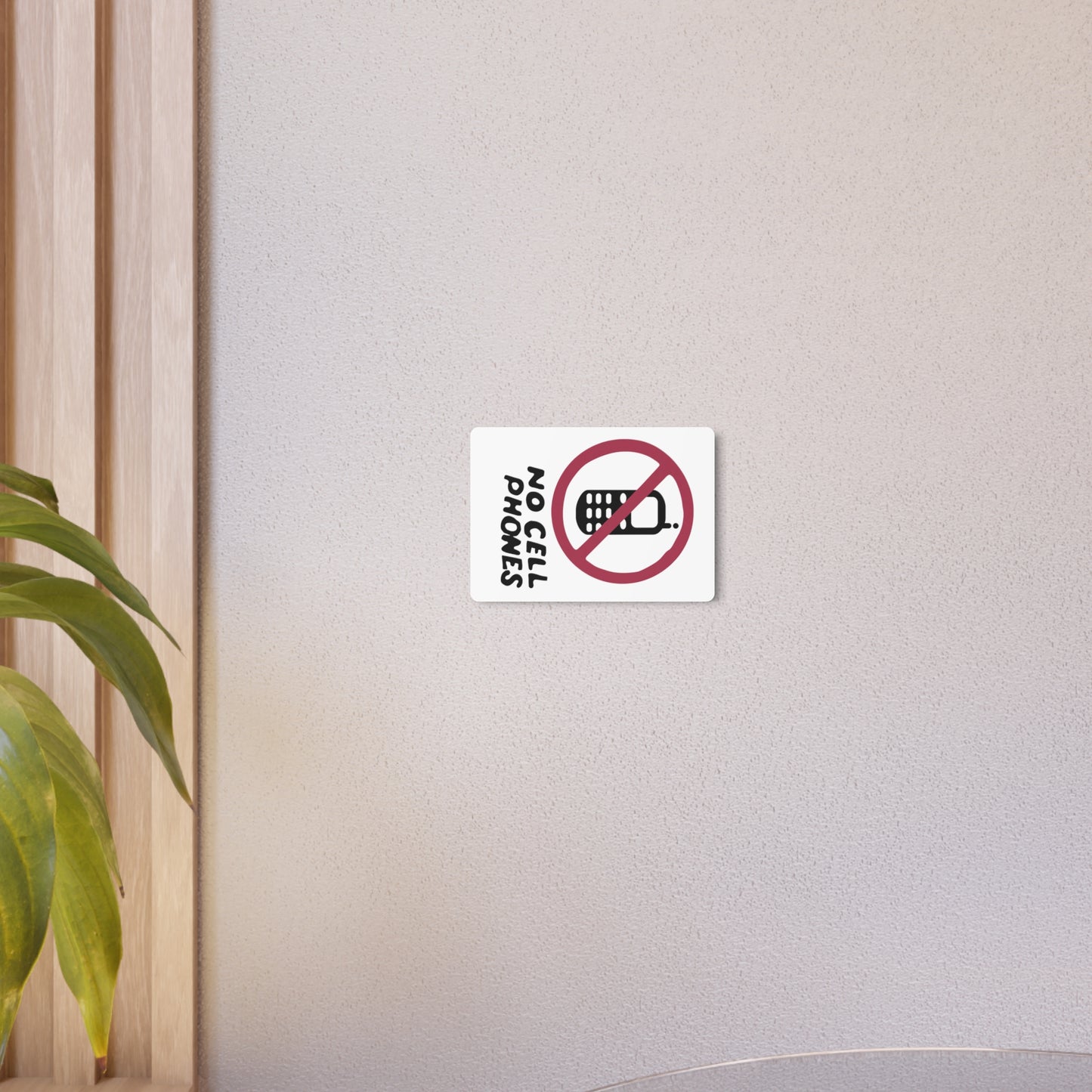 No Cell Phones - GG - Metal Art Sign