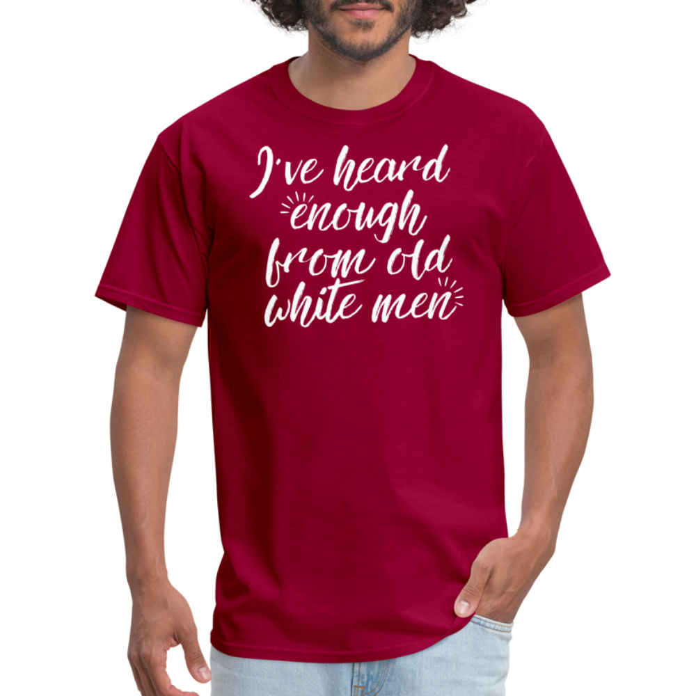 Heard Enough - Classic T-Shirt - dark red