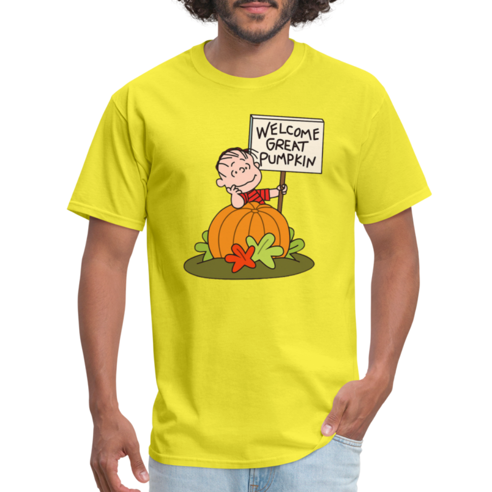GREAT PUMPKIN - Classic T-Shirt - yellow