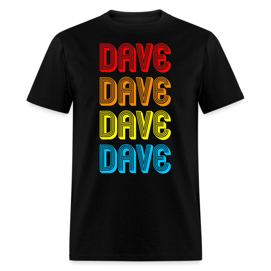 DAVE DAVE DAVE DAVE Classic T-Shirt - black