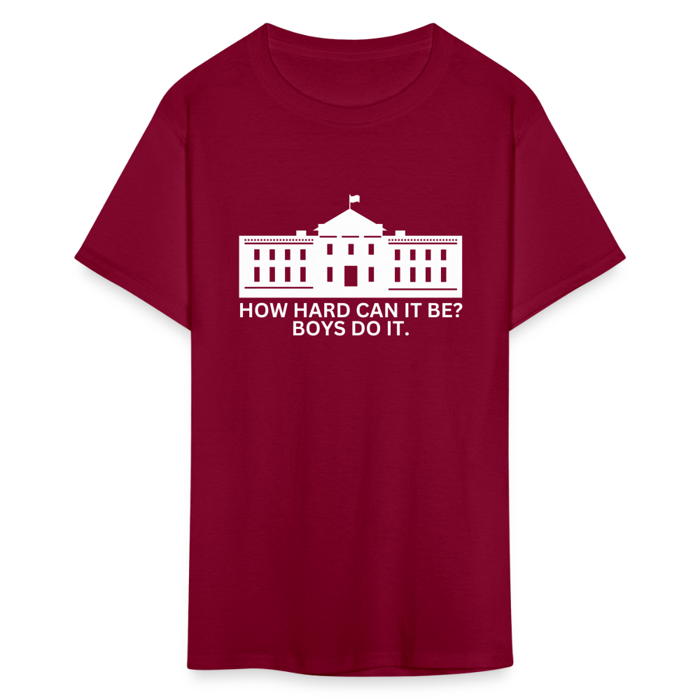 Boys Do It - Classic T-Shirt - burgundy