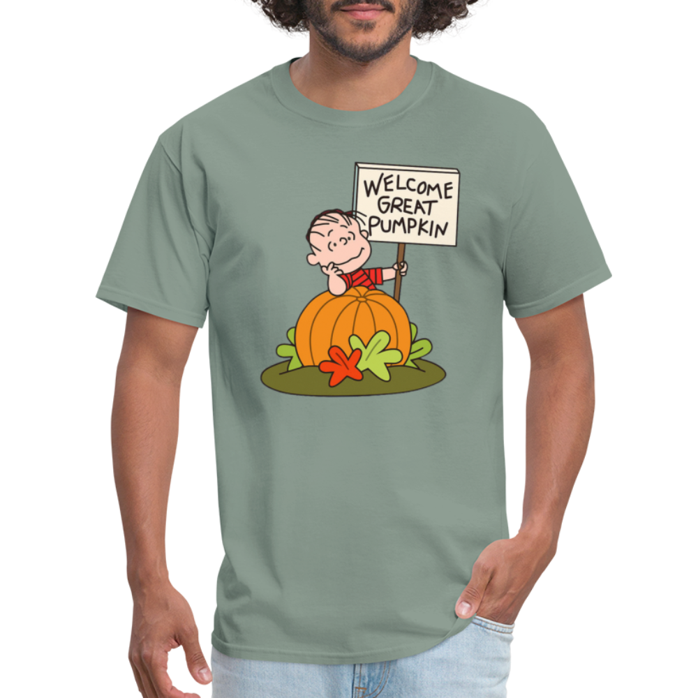 GREAT PUMPKIN - Classic T-Shirt - sage