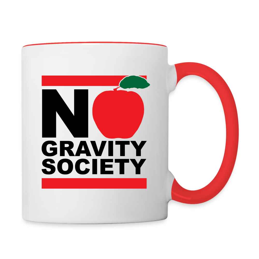 No Gravity Society - Contrast Coffee Mug - white/red