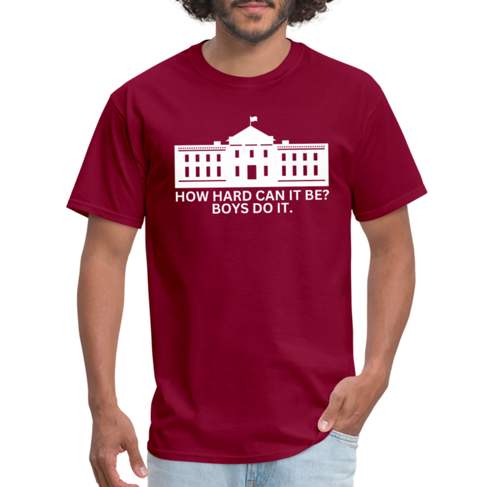 Boys Do It - Classic T-Shirt - burgundy