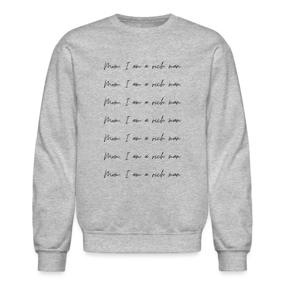 Rich Man - Crewneck Sweatshirt - heather gray