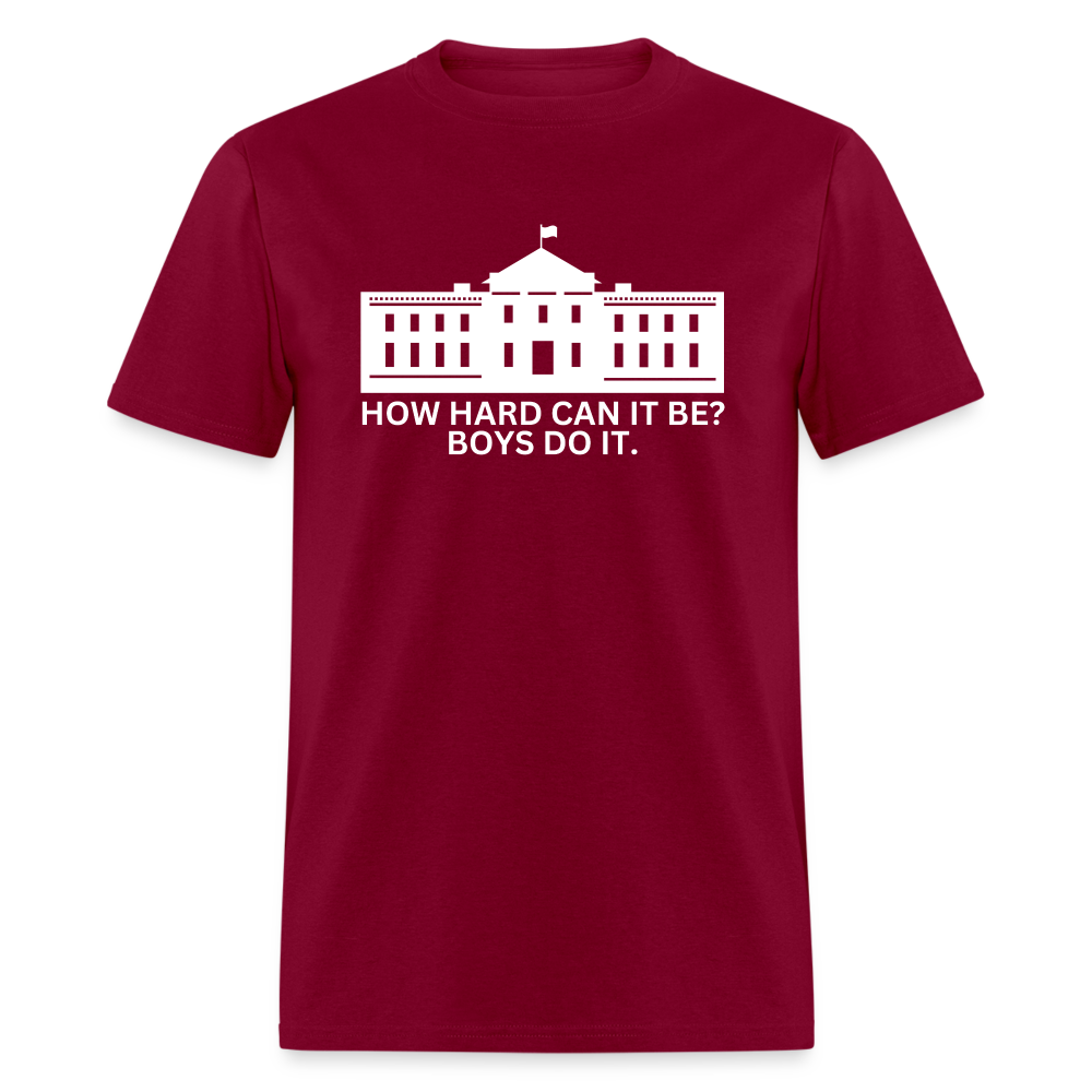 Boys Do It - Classic T-Shirt - burgundy