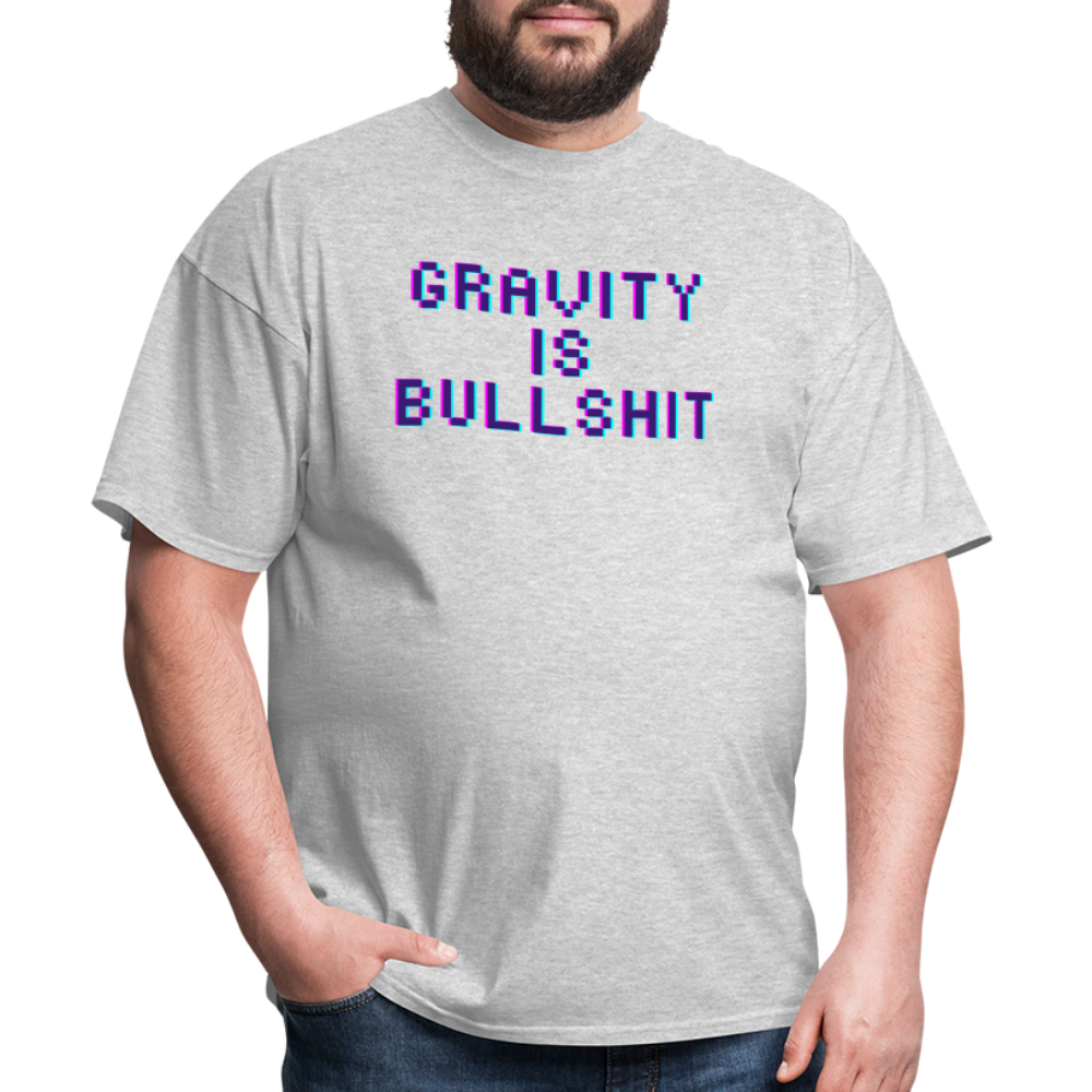 GRAVITY is BULLSHIT 3 - Classic T-Shirt - heather gray