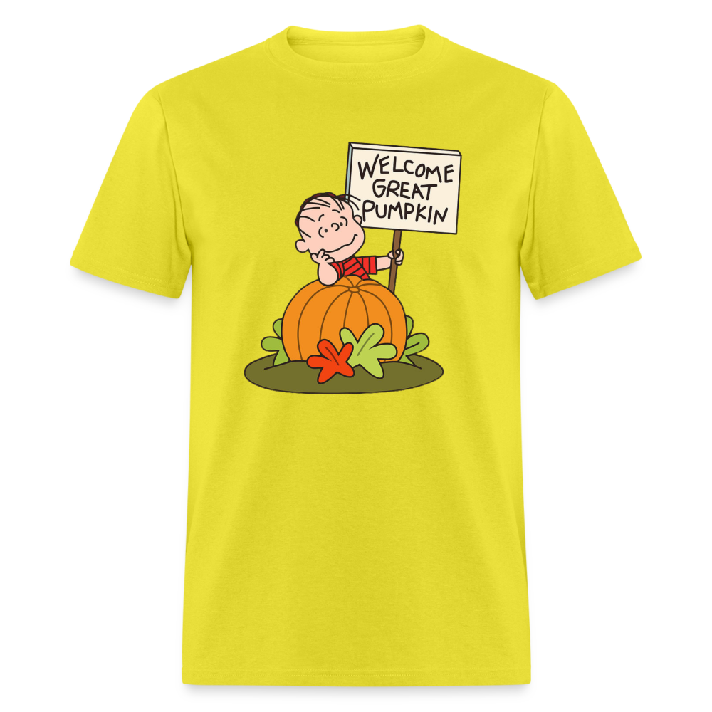 GREAT PUMPKIN - Classic T-Shirt - yellow