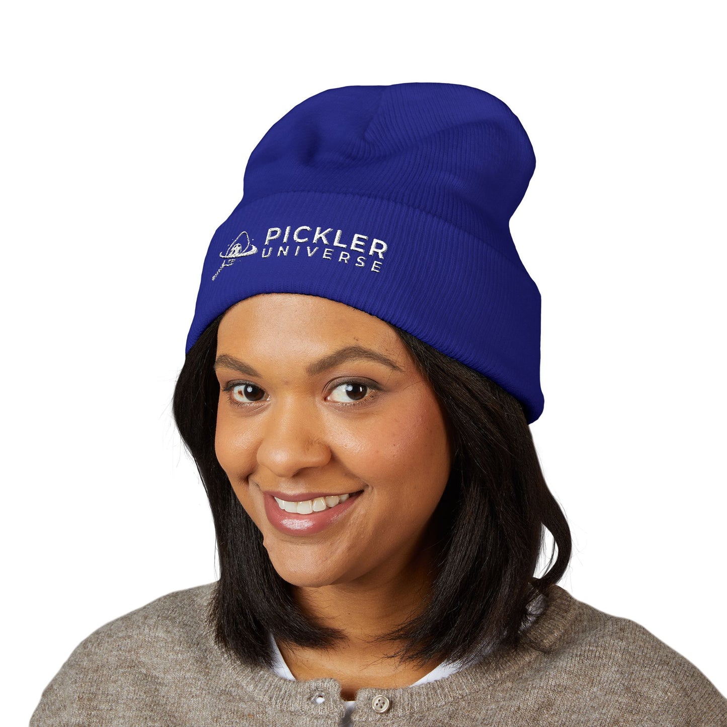Pickler Universe Embroidered Cuffed Beanie