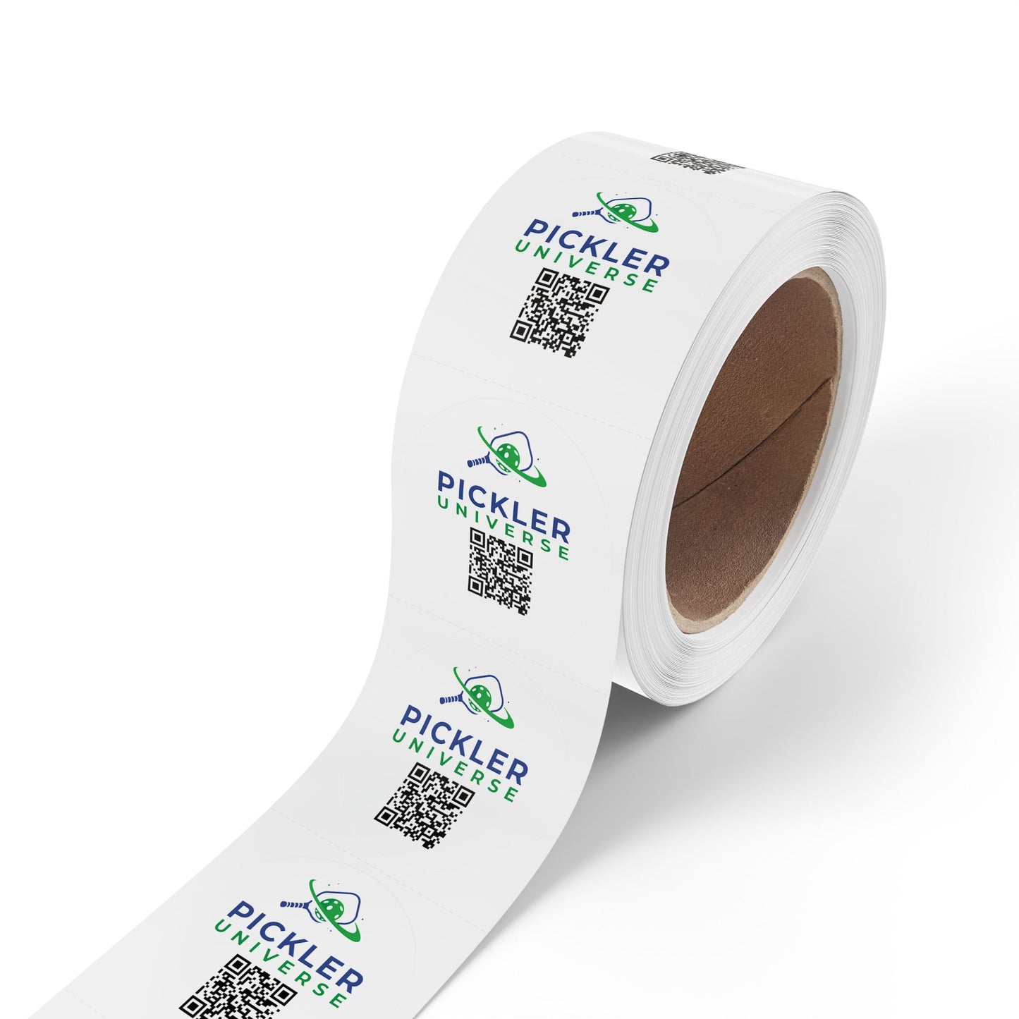 Pickler Universe STICKER ROLL - 2x2 Round + QR Code
