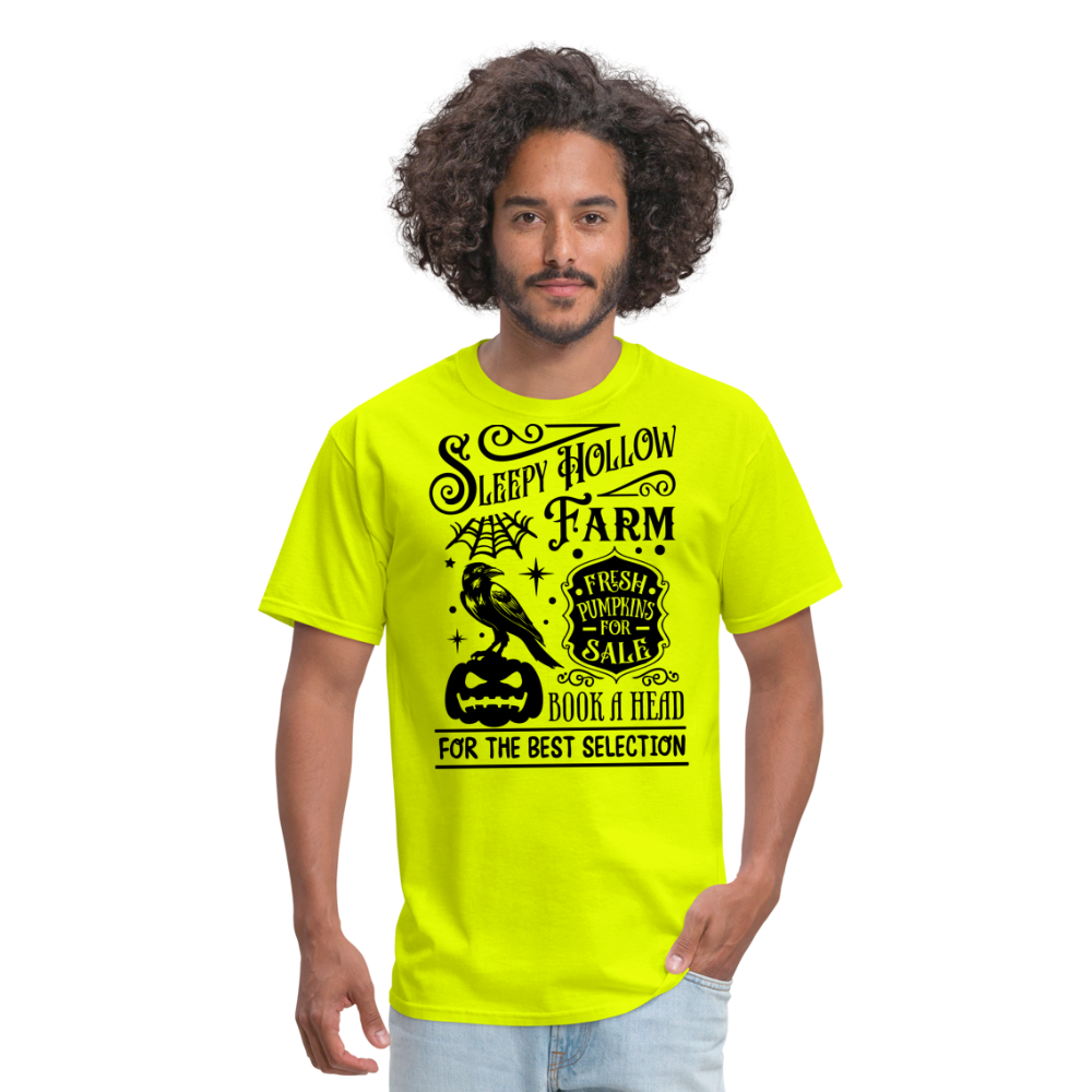 Pumpkin Farm Staff - Unisex Classic T-Shirt - safety green