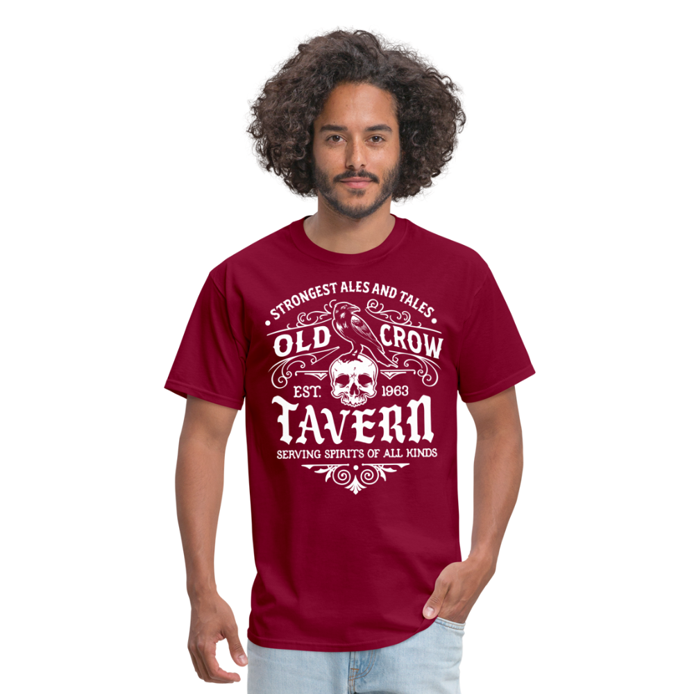 Old Crow Tavern - Unisex Classic T-Shirt - burgundy