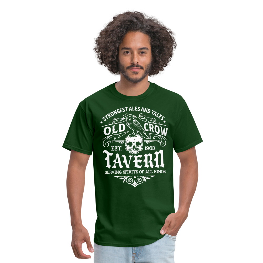 Old Crow Tavern - Unisex Classic T-Shirt - forest green