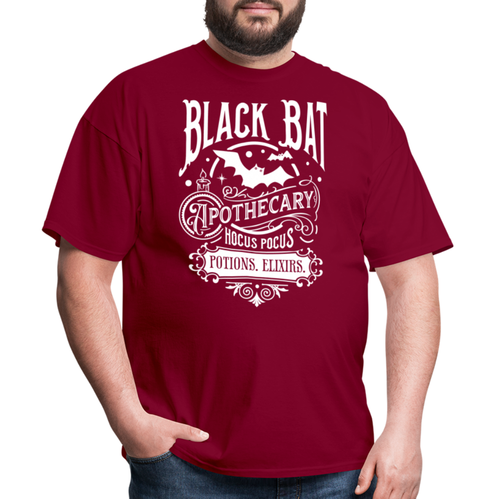 Black Bat Apothecary - Unisex Classic T-Shirt - burgundy