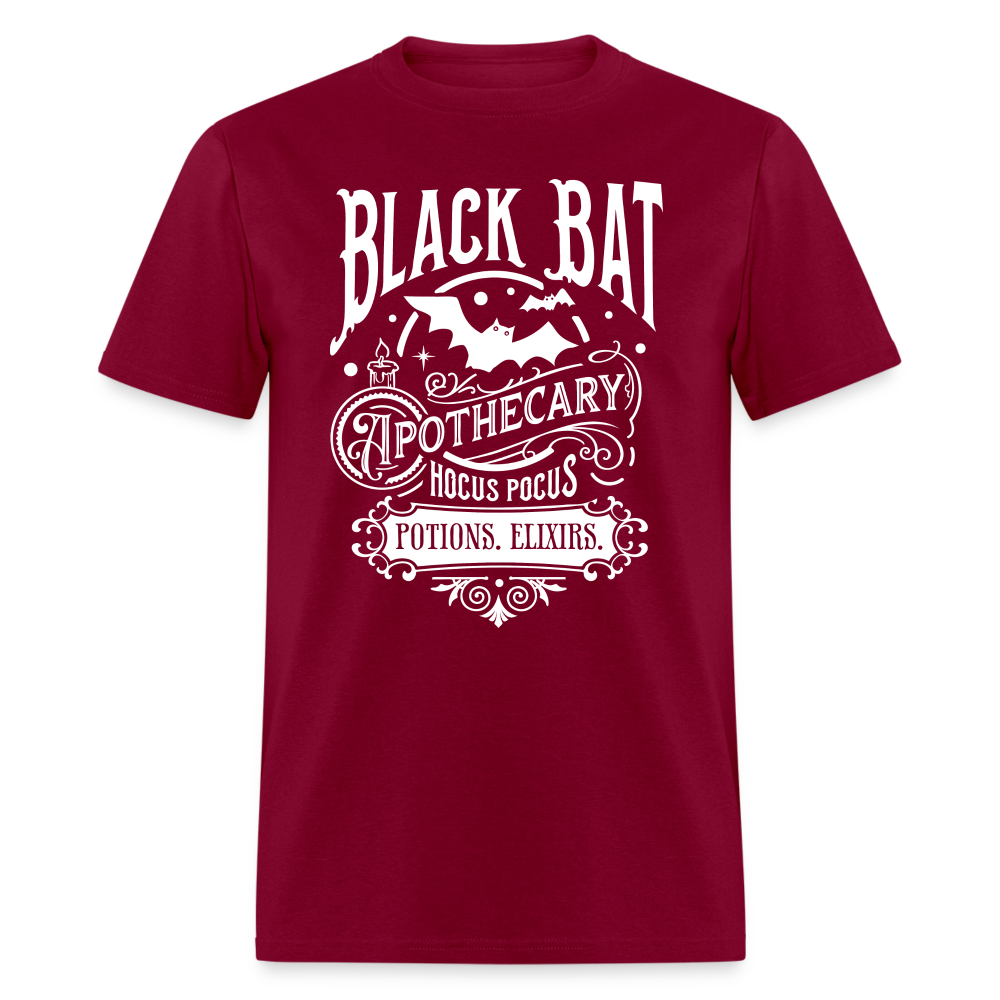 Black Bat Apothecary - Unisex Classic T-Shirt - burgundy