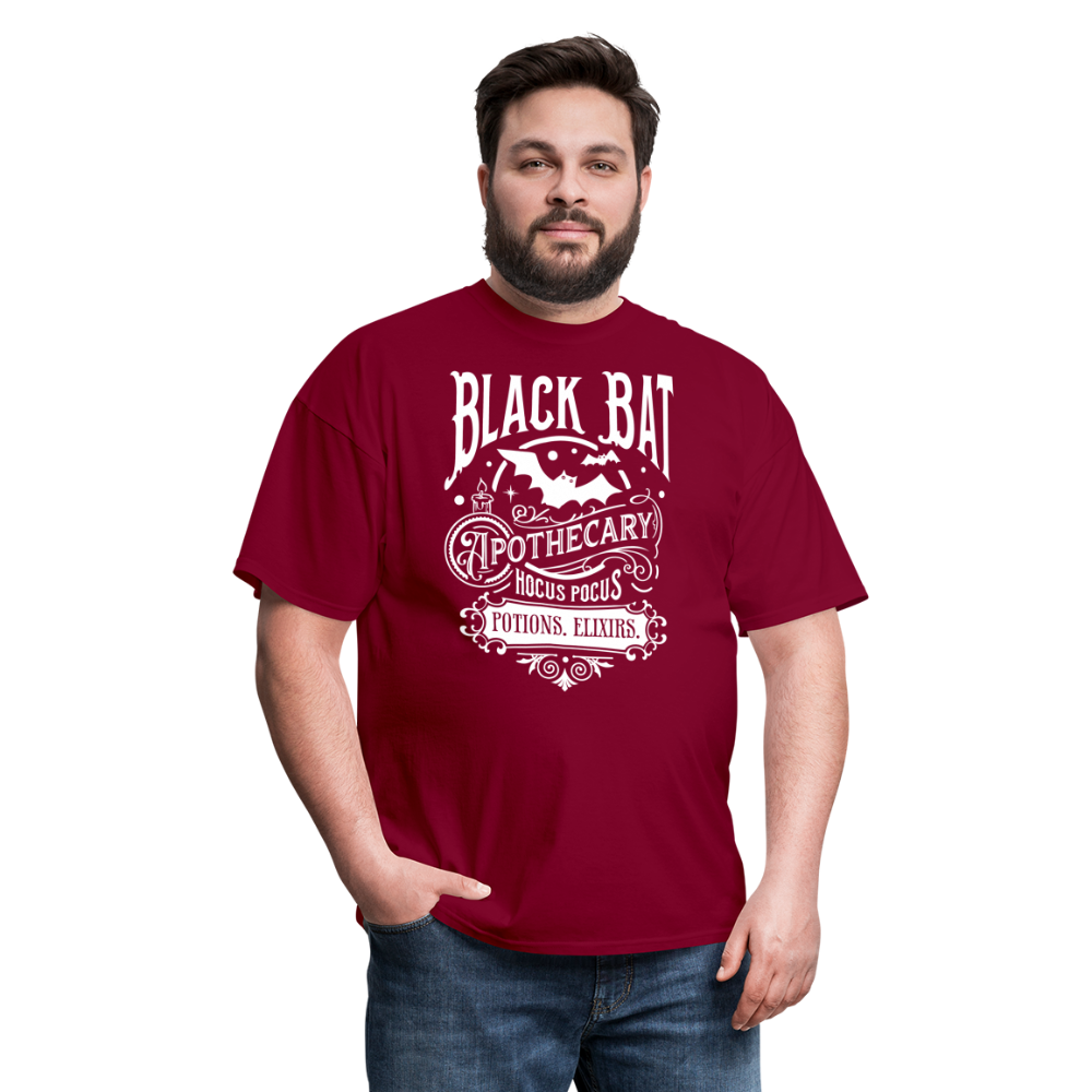 Black Bat Apothecary - Unisex Classic T-Shirt - burgundy