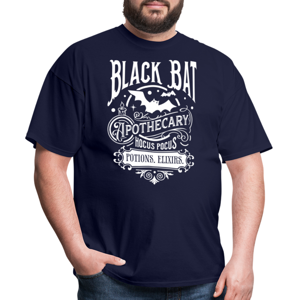 Black Bat Apothecary - Unisex Classic T-Shirt - navy