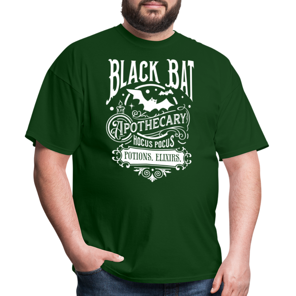 Black Bat Apothecary - Unisex Classic T-Shirt - forest green