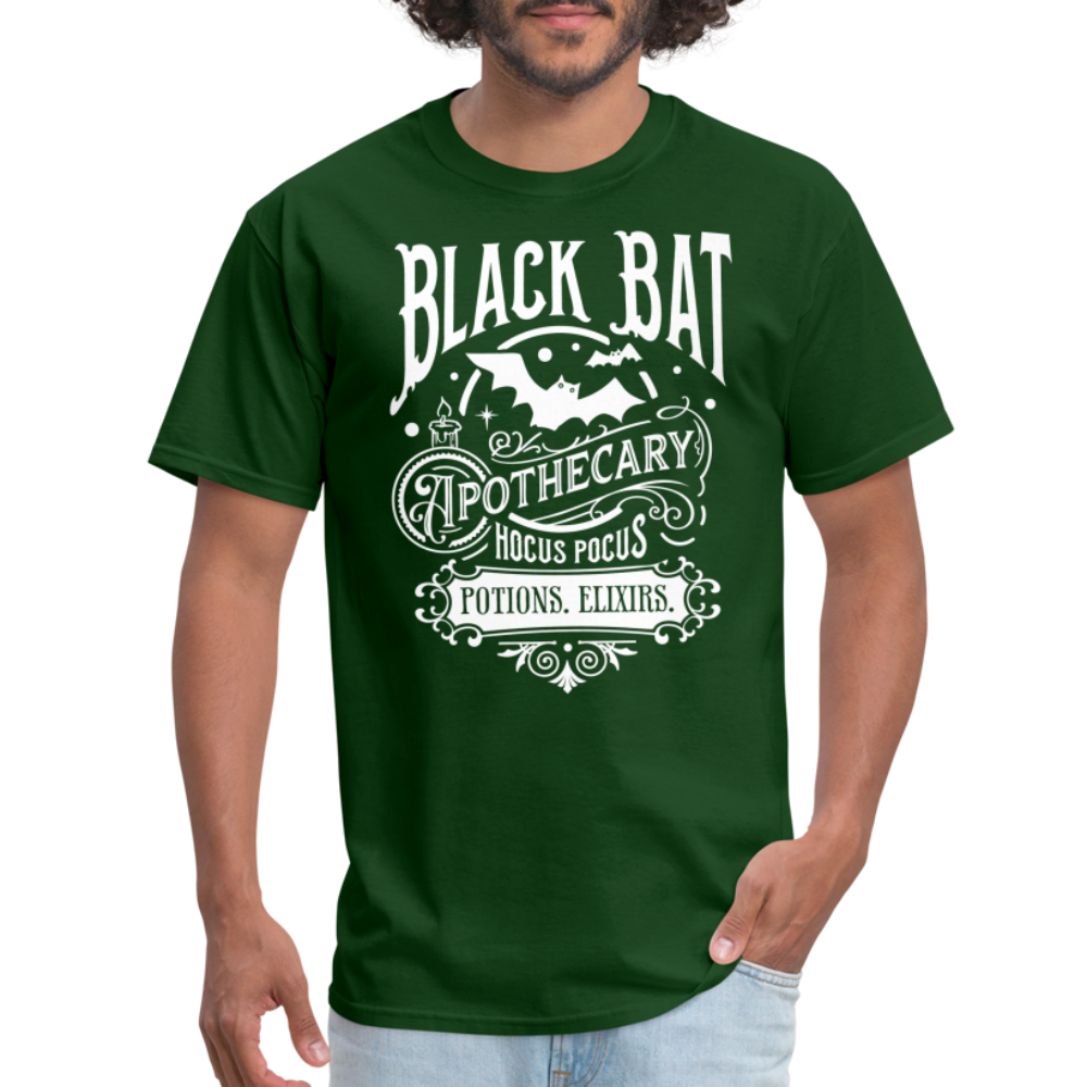 Black Bat Apothecary - Unisex Classic T-Shirt - forest green