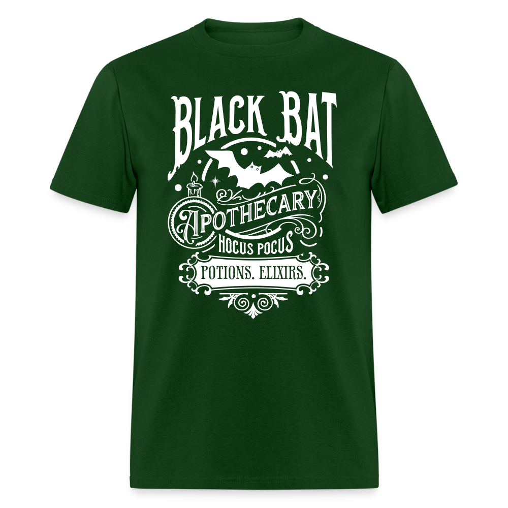 Black Bat Apothecary - Unisex Classic T-Shirt - forest green
