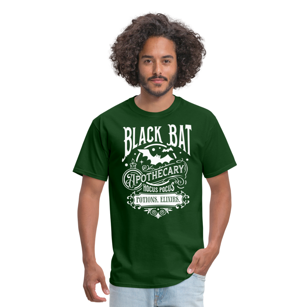 Black Bat Apothecary - Unisex Classic T-Shirt - forest green