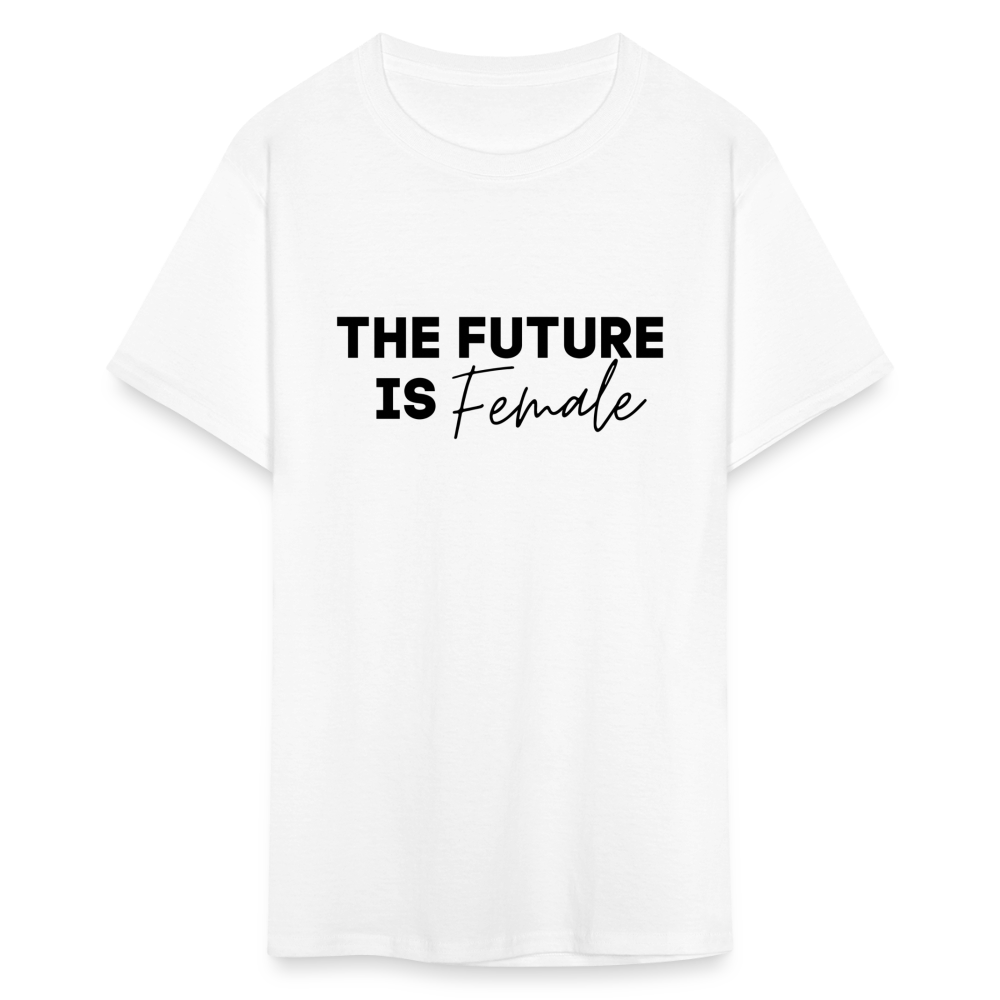 "The Future Is Female" Unisex Classic T-Shirt - white