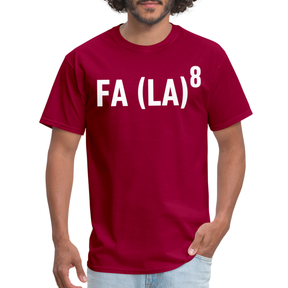 FA (LA)8 T-Shirt - dark red