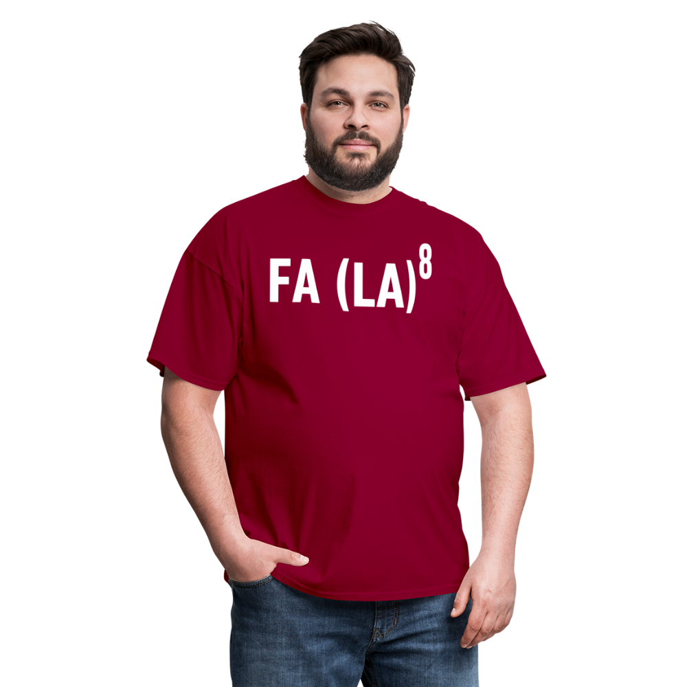 FA (LA)8 T-Shirt - dark red