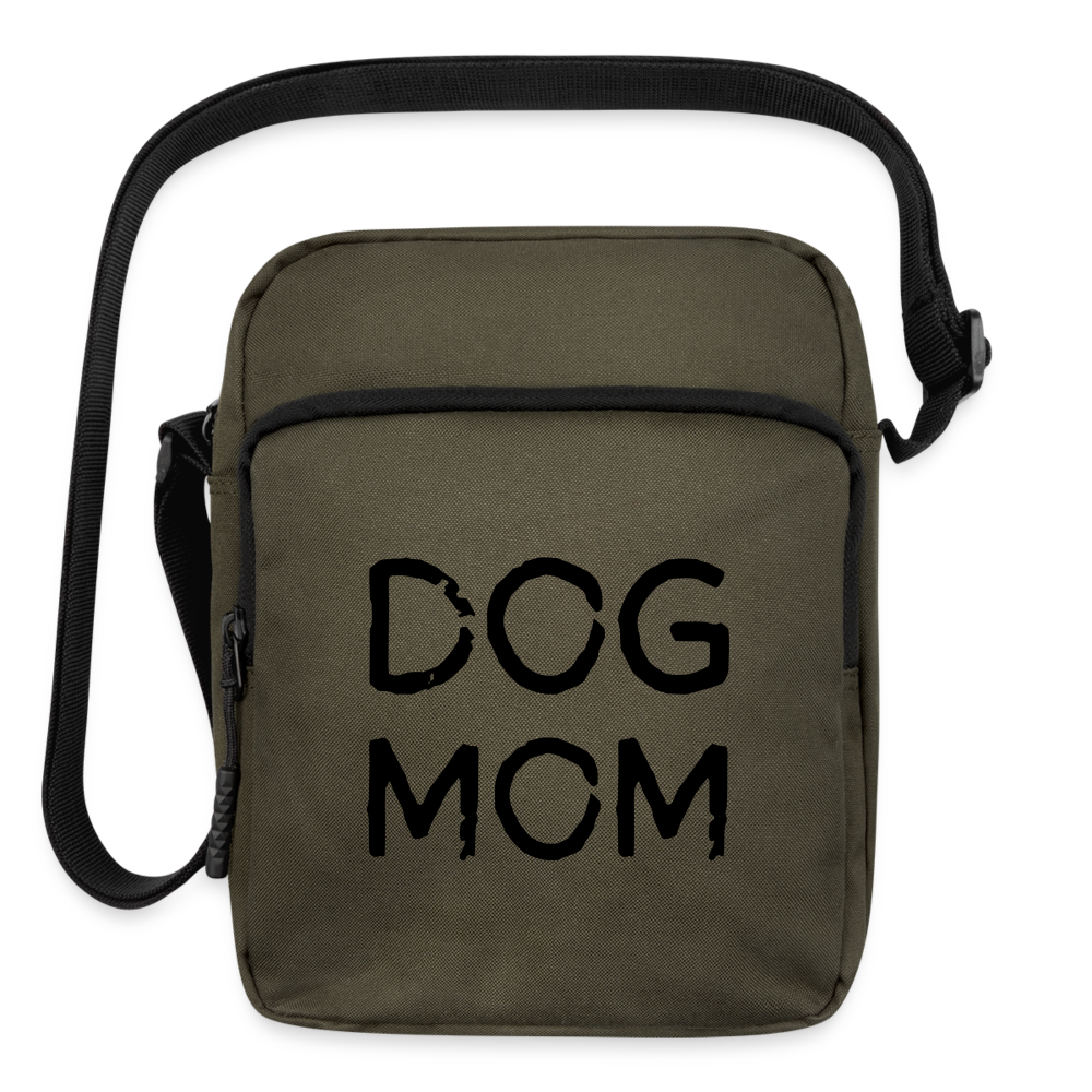 DOG MOM Crossbody Bag - olive