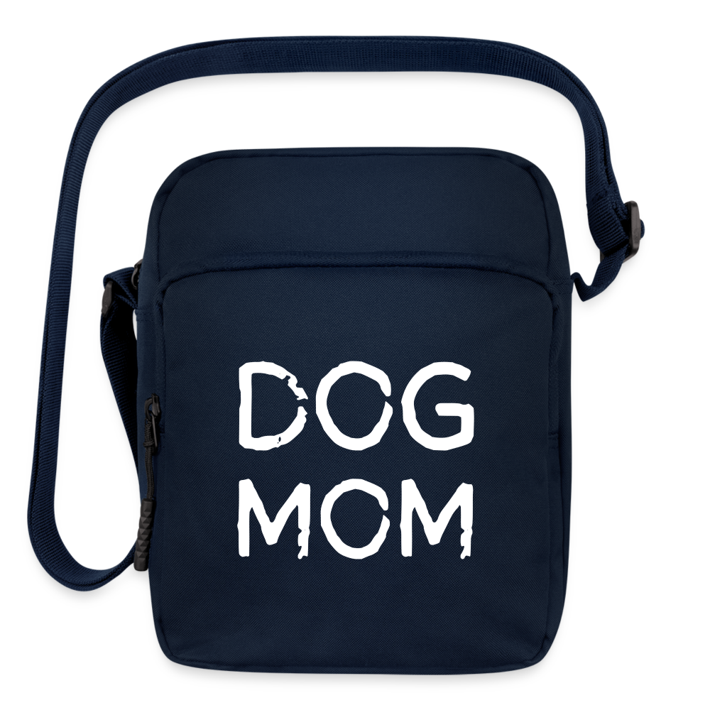 Dog Mom Upright Crossbody Bag - navy