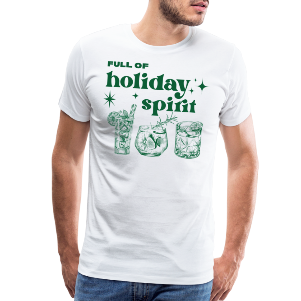 Full of Holiday Spirit T-Shirt - white
