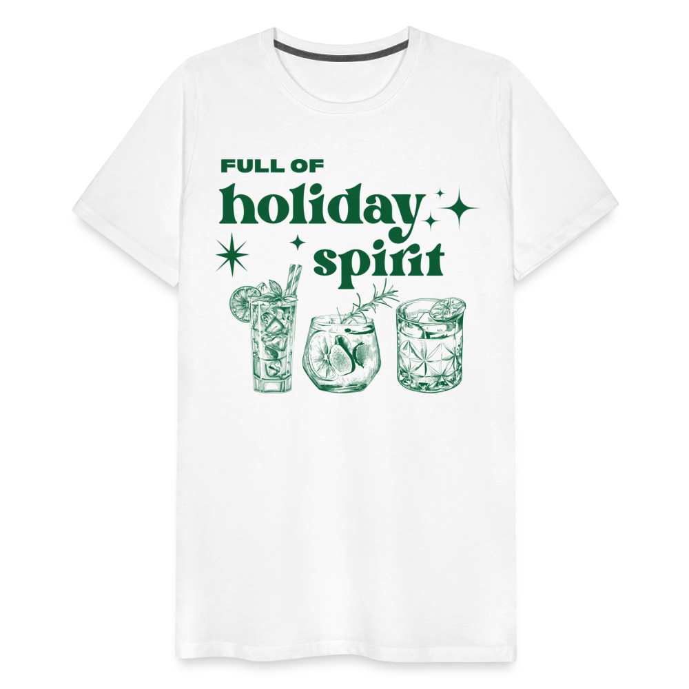 Full of Holiday Spirit T-Shirt - white