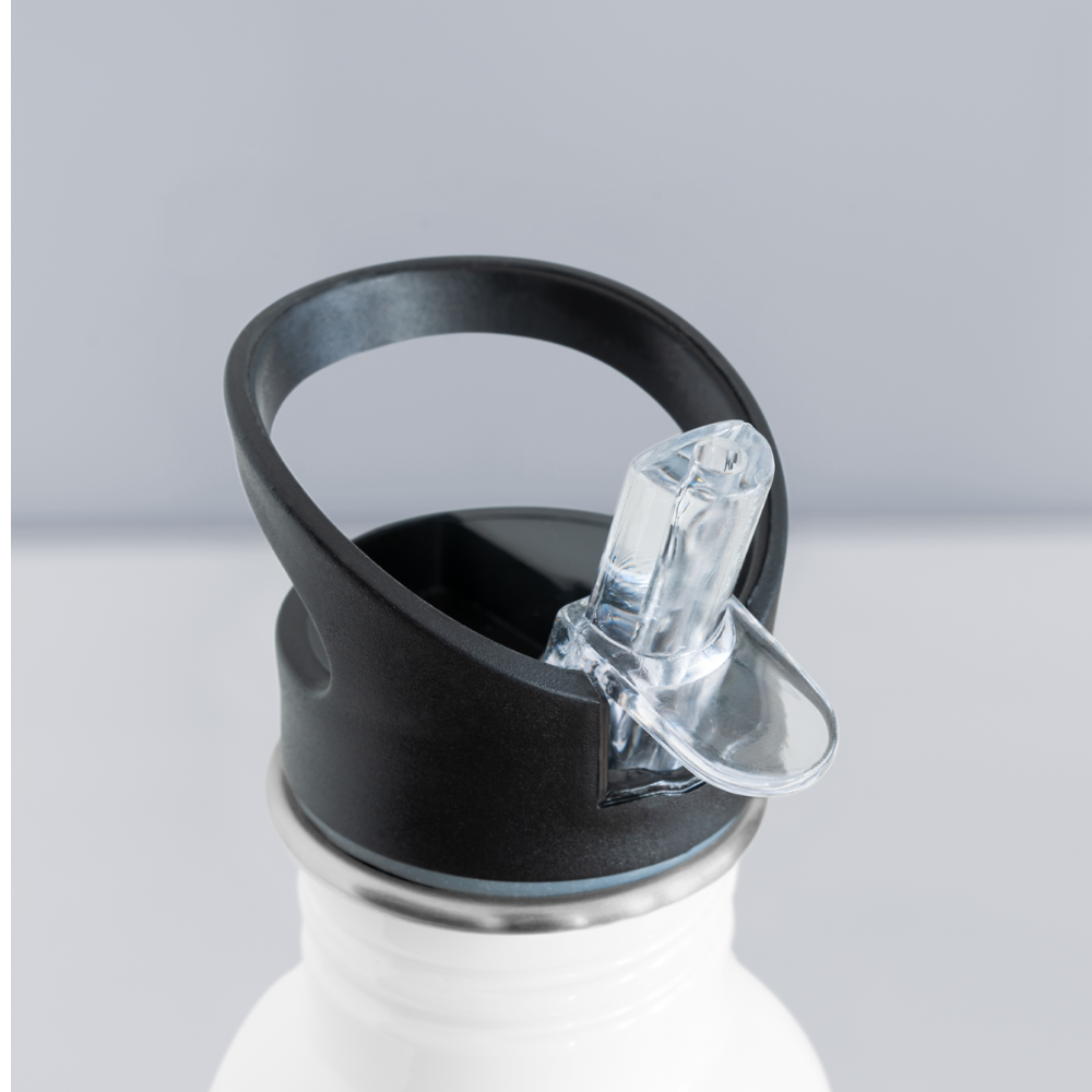 Vintage Holiday Water Bottle - white