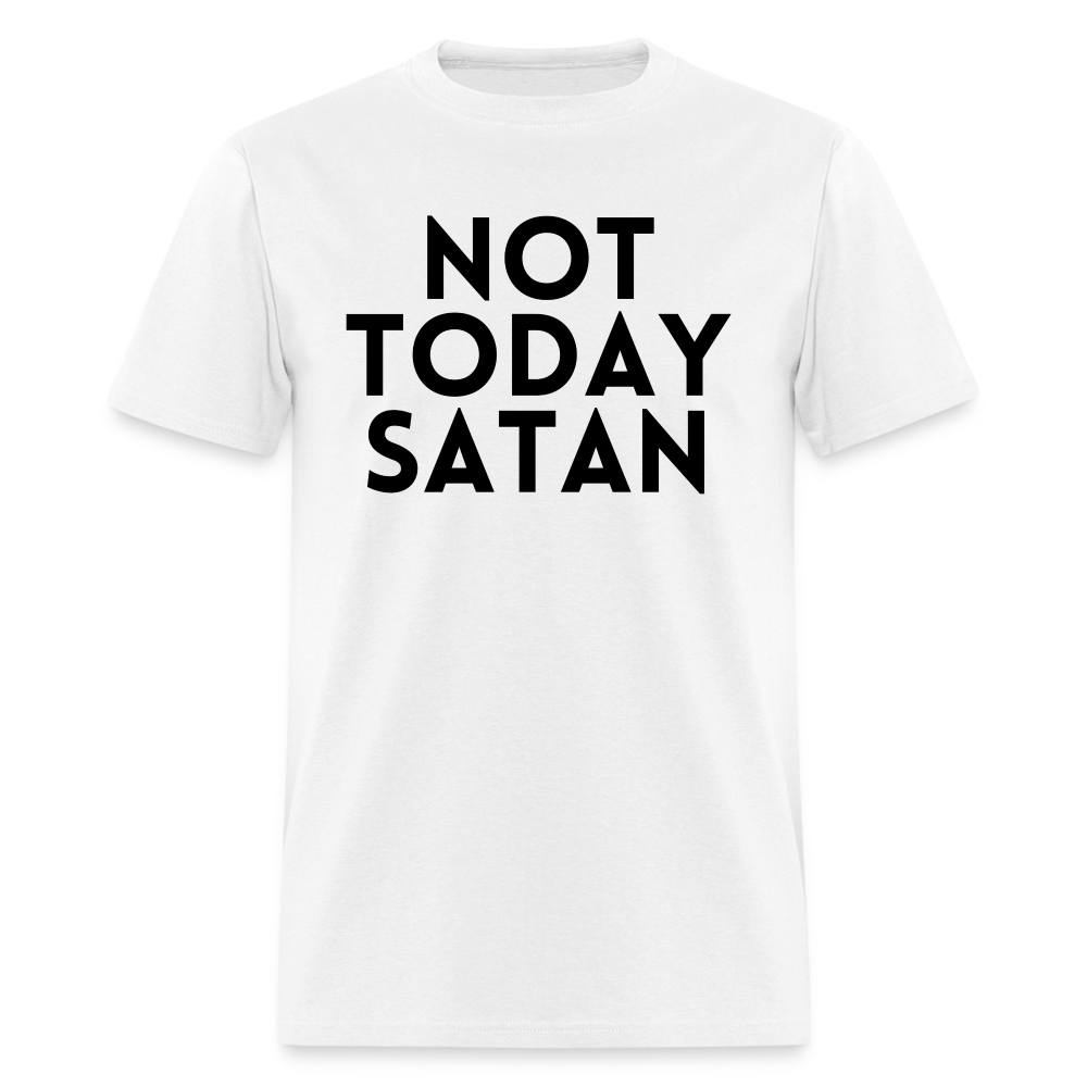 No Today Satan - white