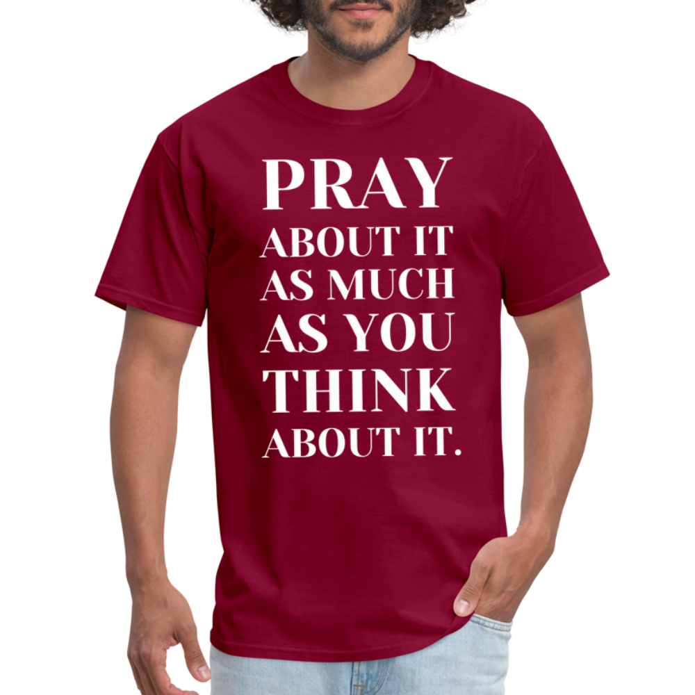 Pray About It - burgundy