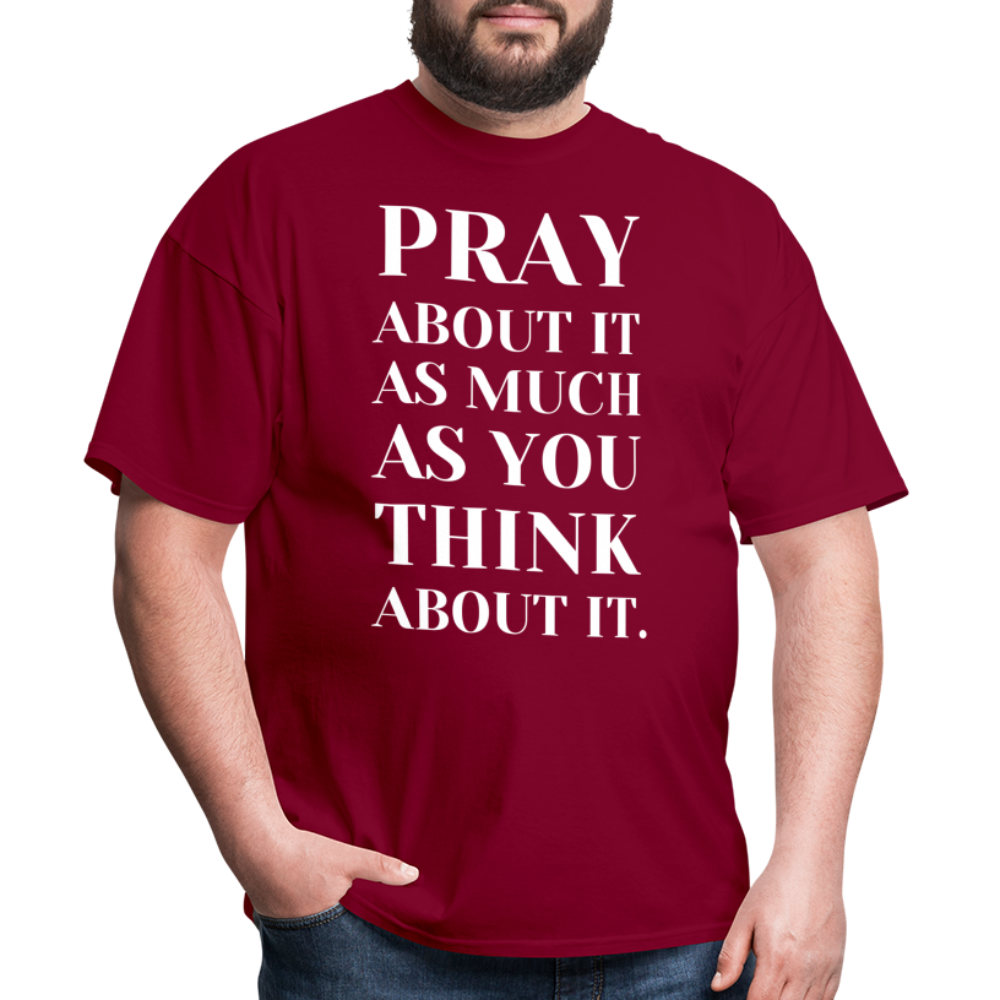 Pray About It - burgundy