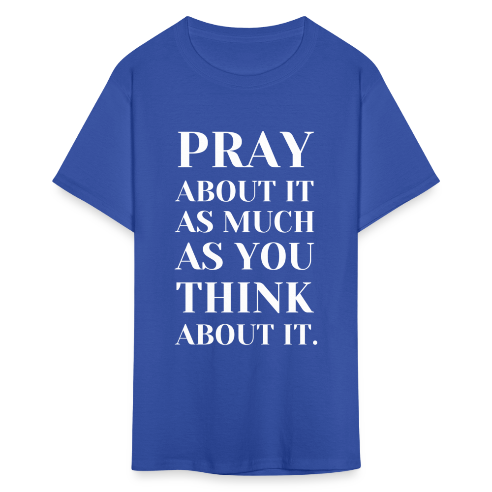 Pray About It - royal blue