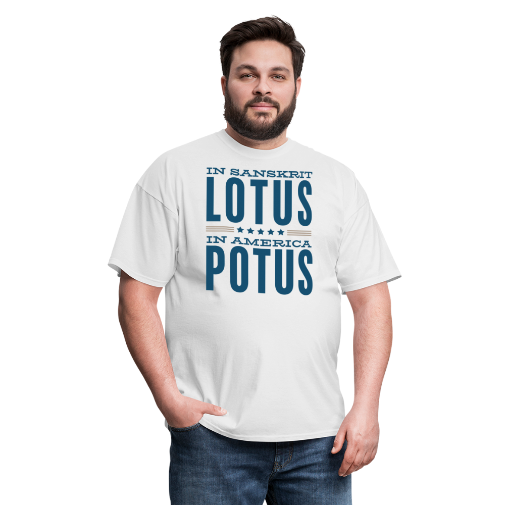 LOTUS POTUS V1 - Unisex Classic T-Shirt - white
