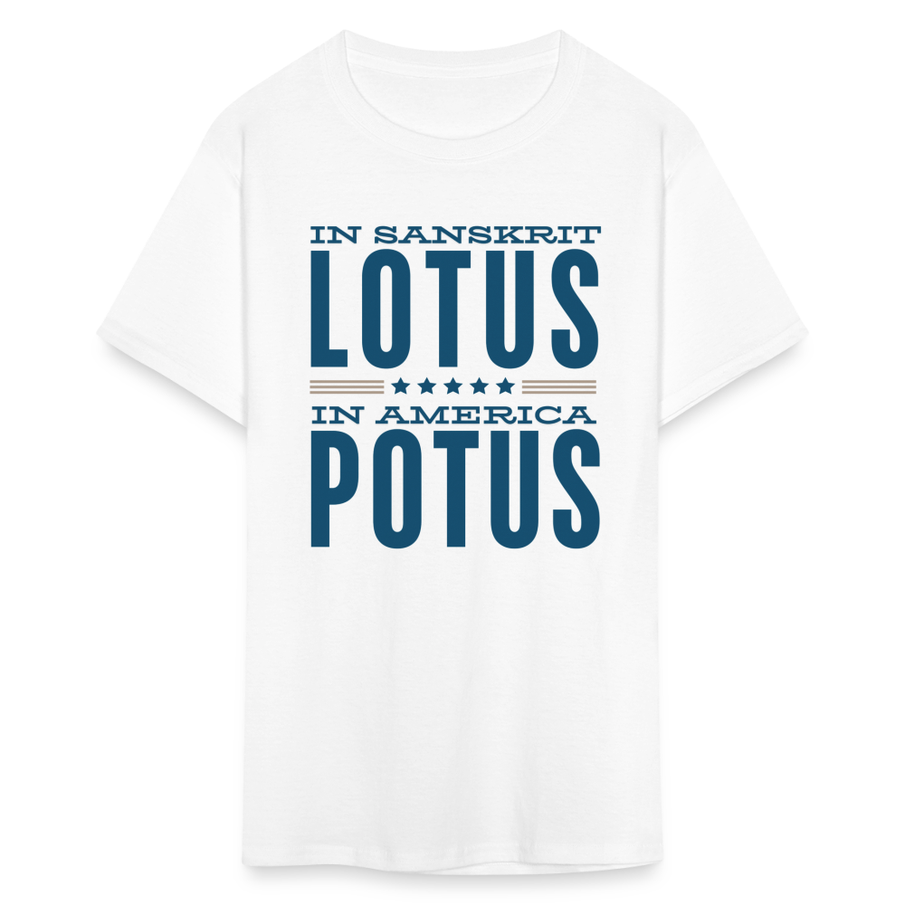 LOTUS POTUS V1 - Unisex Classic T-Shirt - white
