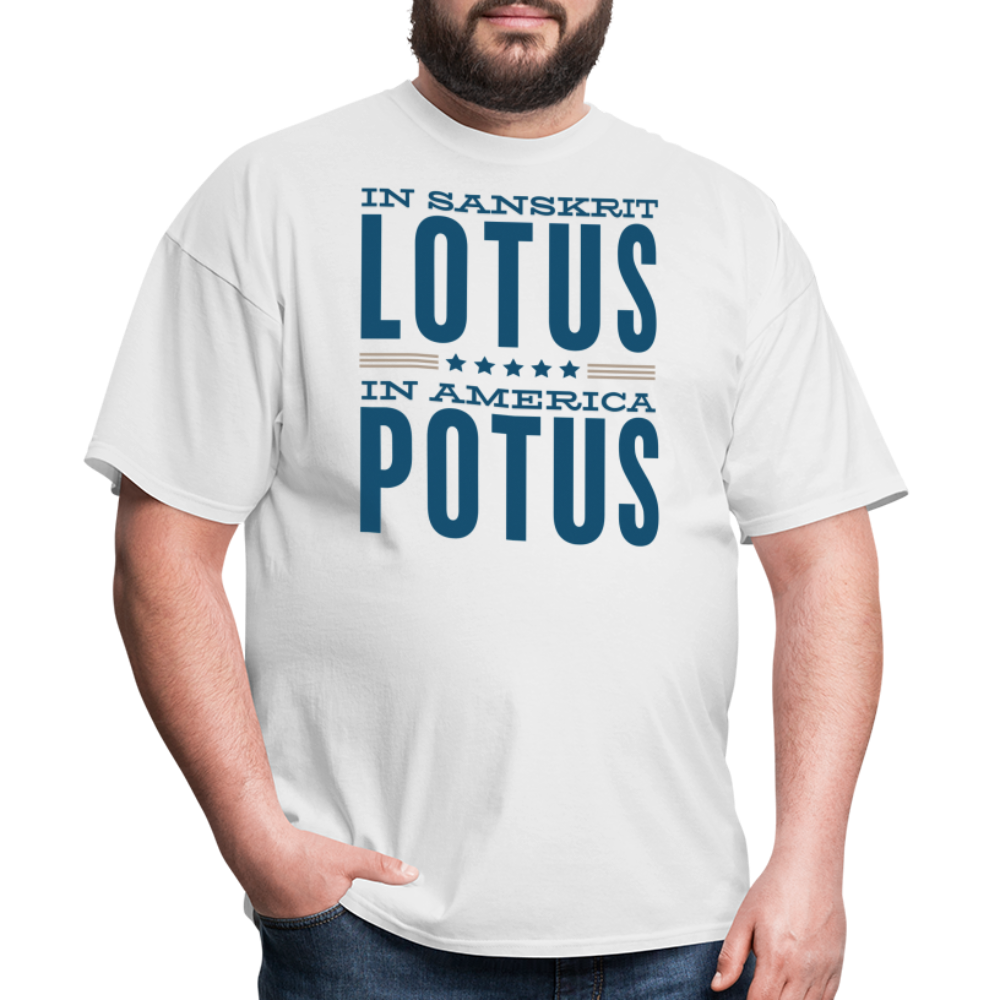 LOTUS POTUS V1 - Unisex Classic T-Shirt - white