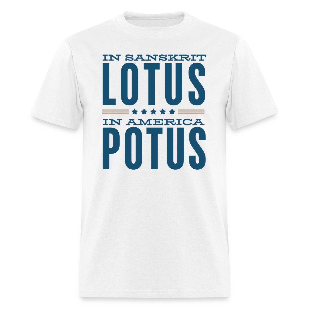 LOTUS POTUS V1 - Unisex Classic T-Shirt - white