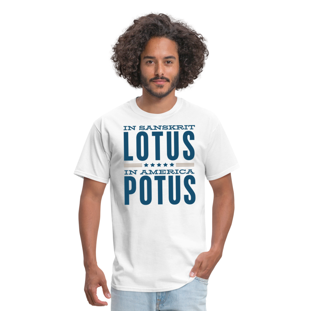 LOTUS POTUS V1 - Unisex Classic T-Shirt - white